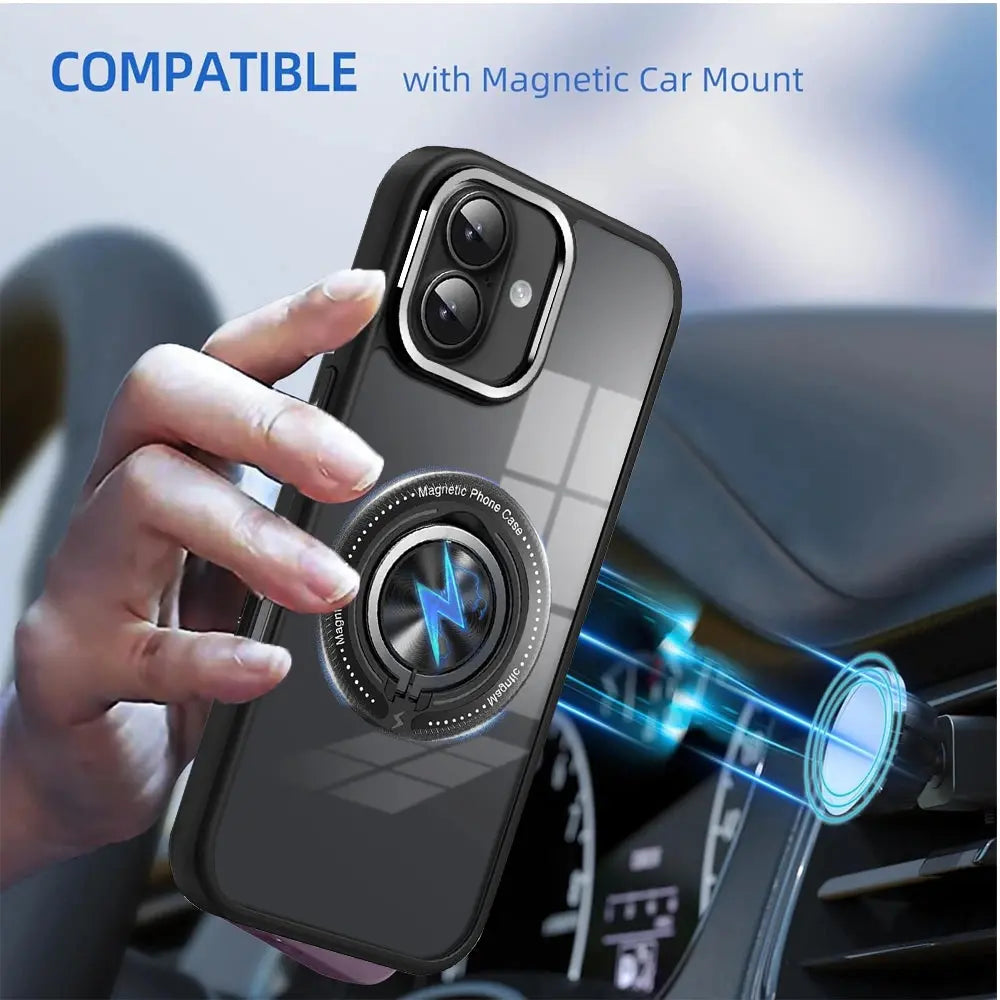 Karwan Orbit 360° Magsafe Ring Stand Case for iPhone 16 - Premium Case Cover by Karwan