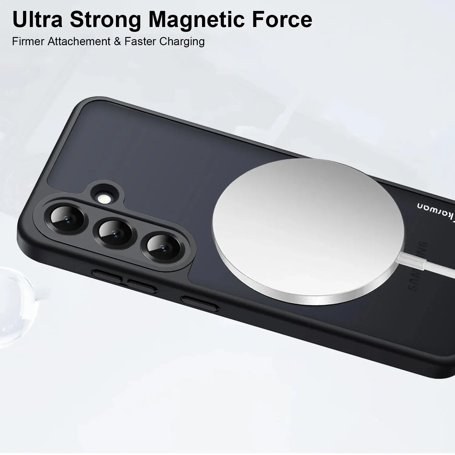 Karwan GhostRing MagSafe Rotating Ring Stand Case For Samsung Galaxy S23 - Karwan