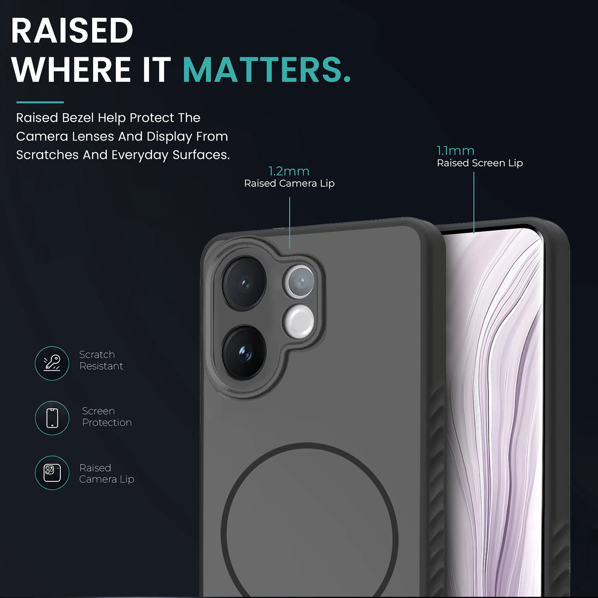 KARWAN D-GRIP MAGEAZE CASE Cover For Compatible With Vivo V60