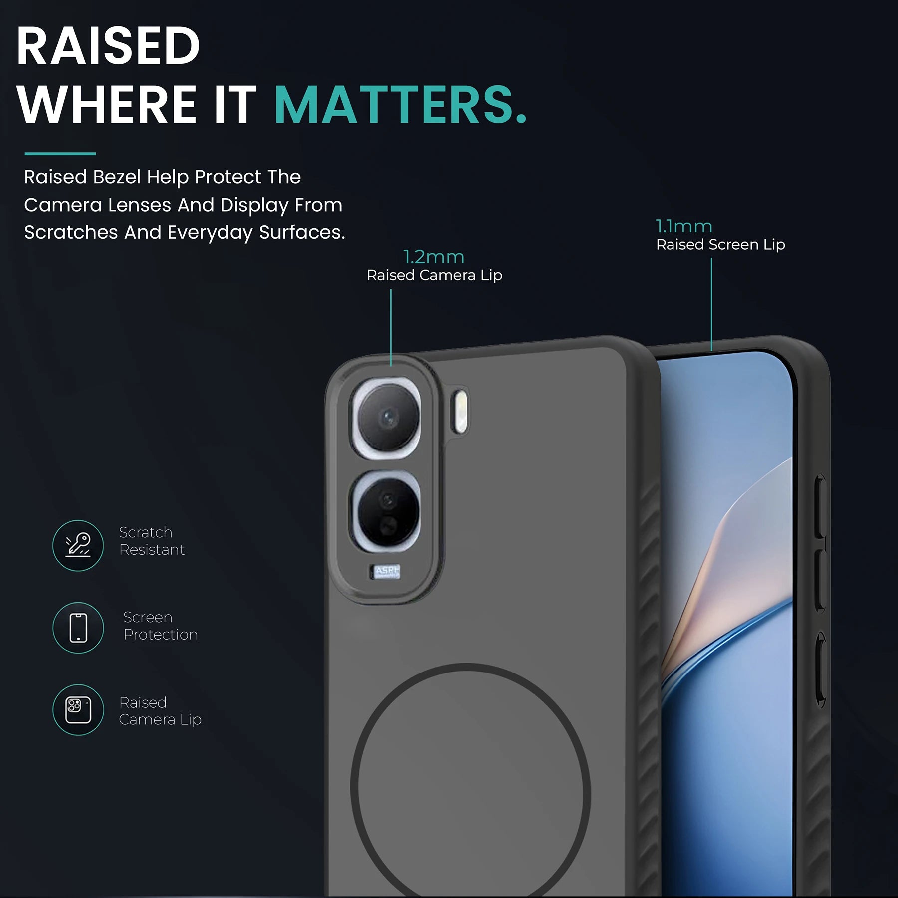 KARWAN D-GRIP MAGEAZE CASE Cover For Compatible With Vivo T5 Pro