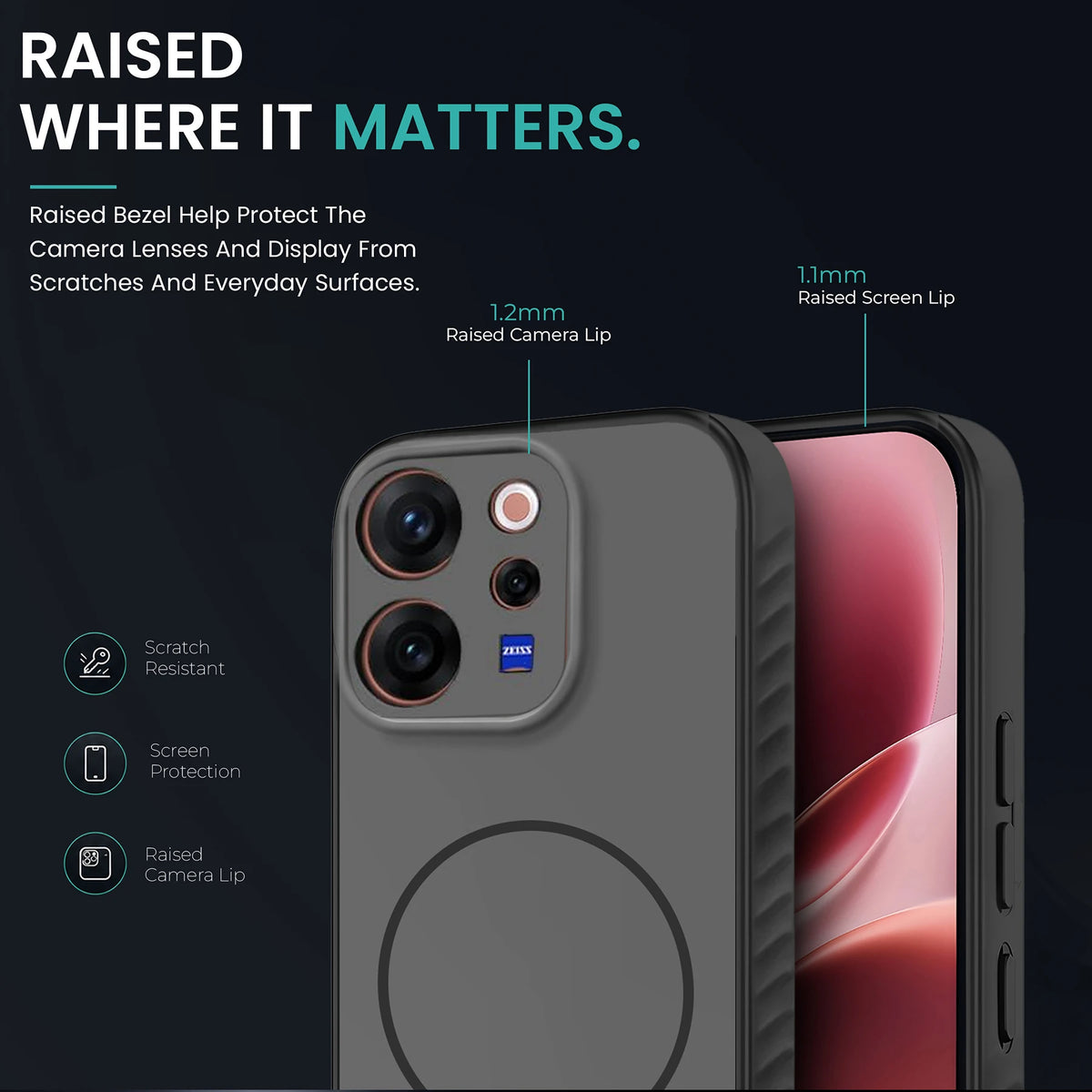 KARWAN D-GRIP MAGEAZE CASE Cover For Compatible With Vivo V70
