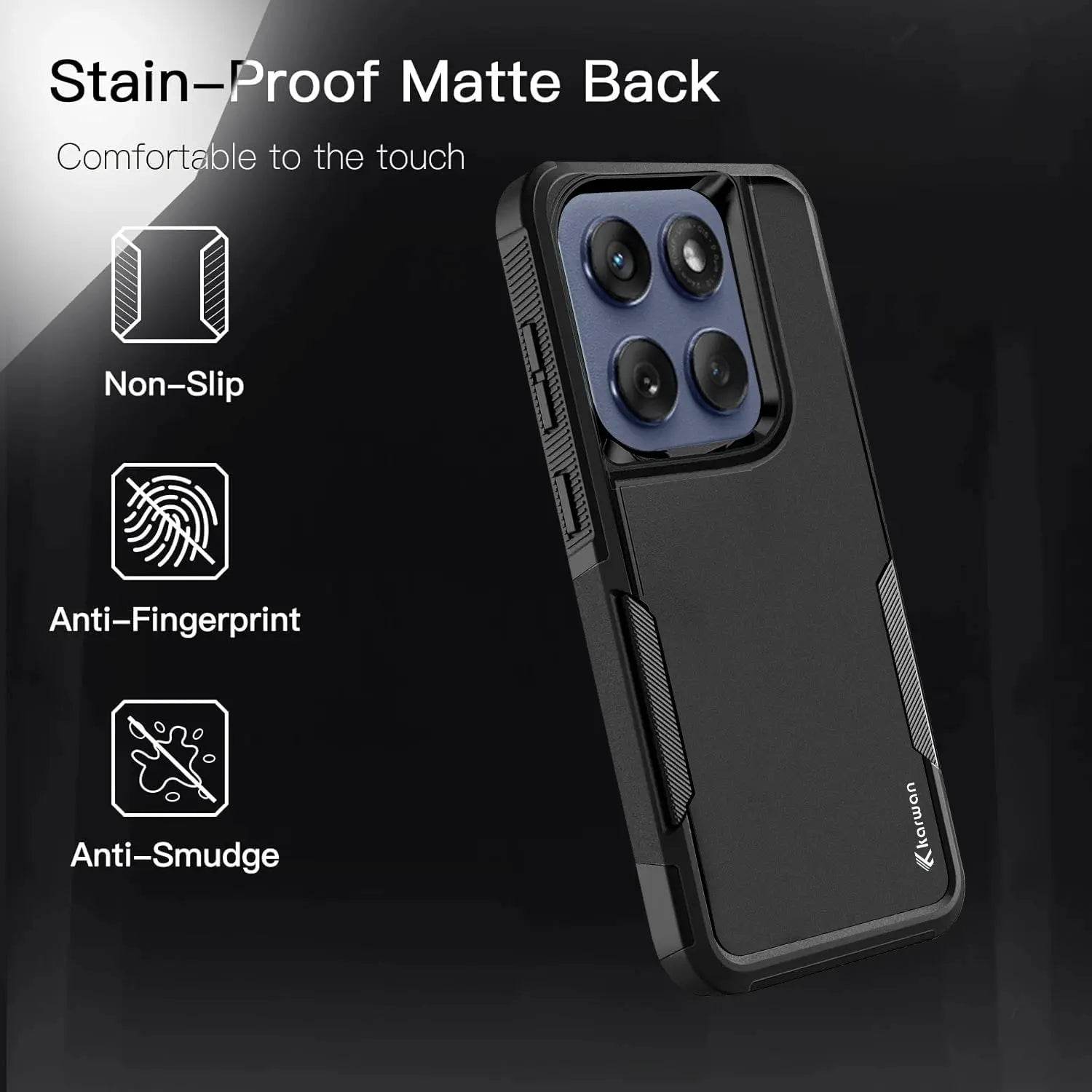 Karwan Immortal Dual Layer Moto Edge 60 Stylus Rugged Back Case - Karwan