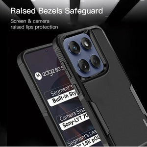 Karwan Immortal Dual Layer Moto Edge 60 Stylus Rugged Back Case - Karwan