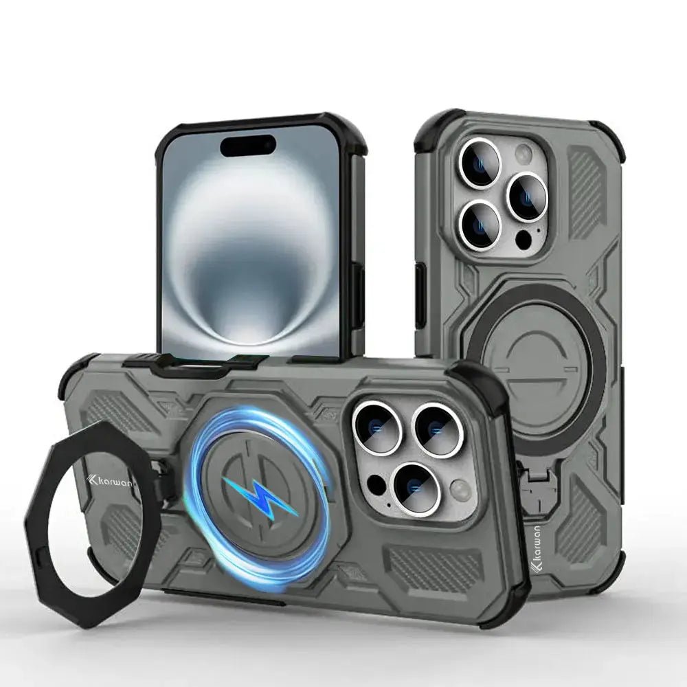 Karwan Vanguard Rugged Kickstand MagSafe Case for iPhone 16 Pro Max