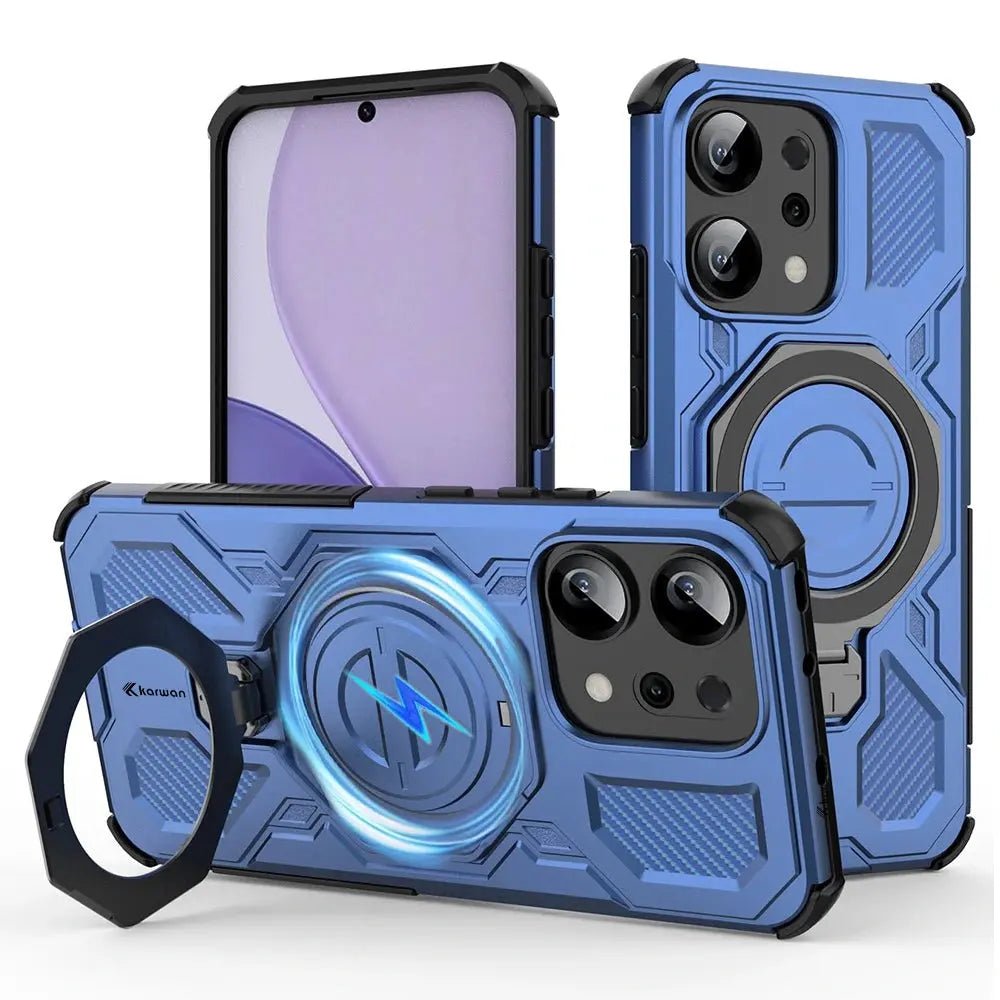 Karwan Vanguard Rugged Kickstand MagSafe Case for Oppo Reno 14 - Karwan