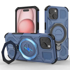 Karwan Vanguard Rugged Kickstand MagSafe Case for iPhone 15 - Karwan