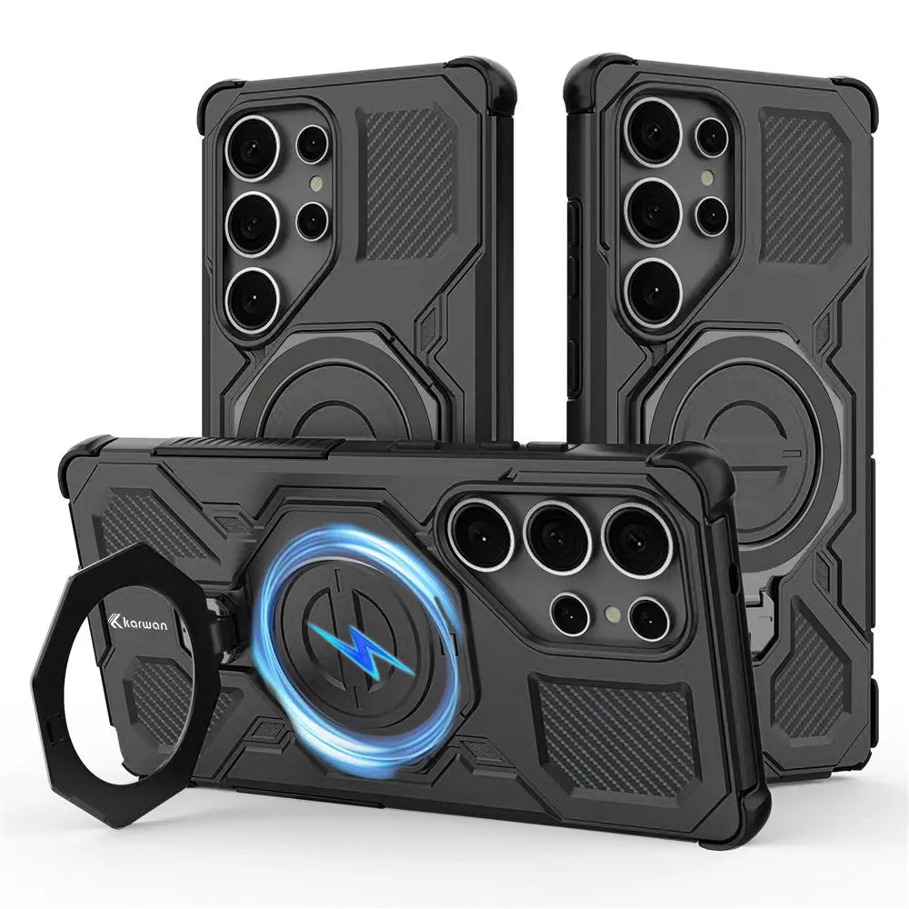 Karwan Vanguard Rugged Kickstand  MagSafe Case for Samsung Galaxy S25 Ultra - Karwan