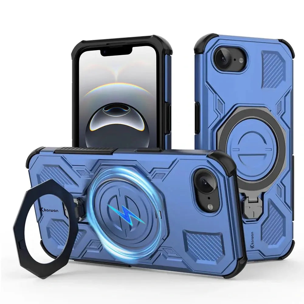 Karwan Vanguard Rugged Kickstand  MagSafe Case for iPhone 16e - Karwan