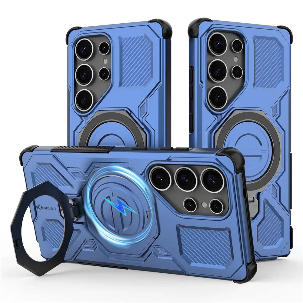 Karwan Vanguard Rugged Kickstand  MagSafe Case for Samsung Galaxy S25 Ultra - Karwan