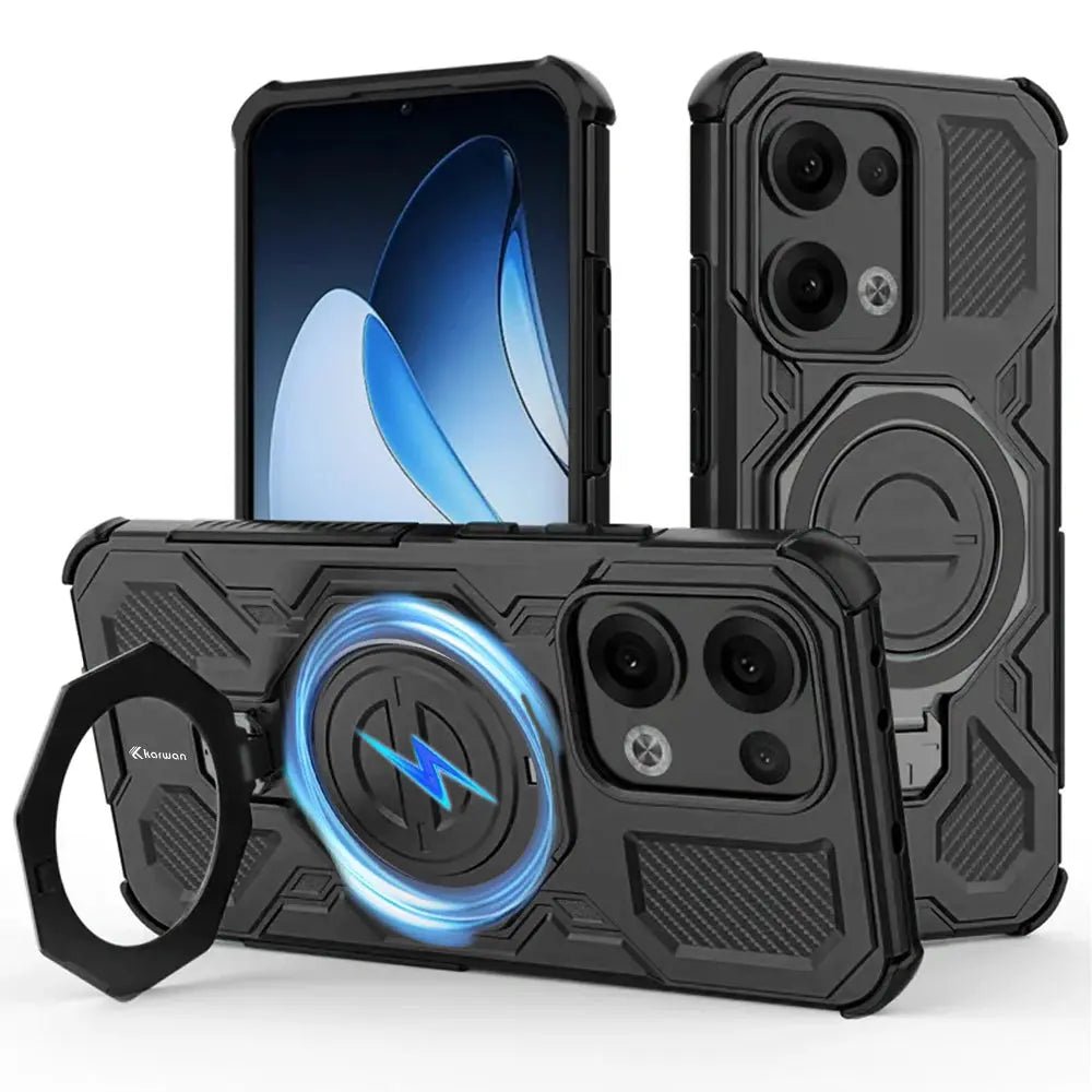 Karwan Vanguard Rugged Kickstand MagSafe Case for Oppo Reno 13 - Karwan