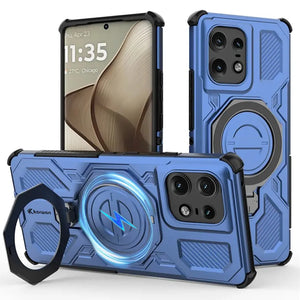 Karwan Vanguard Rugged Kickstand MagSafe Case for Motorola Edge 50 Pro - Karwan