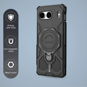 Karwan Vanguard Rugged Kickstand MagSafe Case for Oneplus Nord 4 - Karwan
