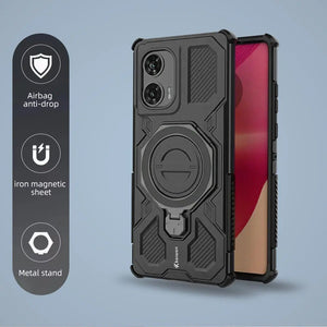 Karwan Vanguard Rugged Kickstand MagSafe Case for Motorola Edge 50 Fusion Karwan