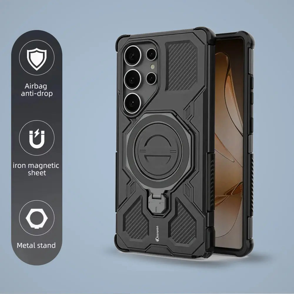 Karwan Vanguard Rugged Kickstand  MagSafe Case for Samsung Galaxy S25 Ultra - Karwan
