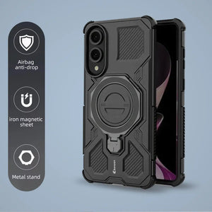 Karwan Vanguard Rugged Kickstand MagSafe Case for Samsung Galaxy S25 Edge - Karwan