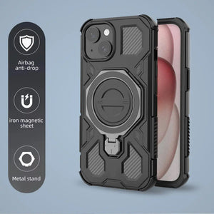 Karwan Vanguard Rugged Kickstand MagSafe Case for iPhone 15 - Karwan