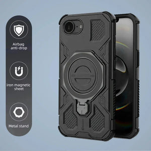 Karwan Vanguard Rugged Kickstand MagSafe Case for iPhone 16e - Karwan
