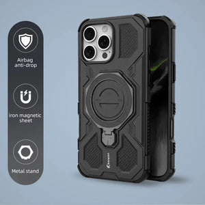 Karwan Vanguard Rugged Kickstand MagSafe Case for iPhone 16 Pro Max - Karwan