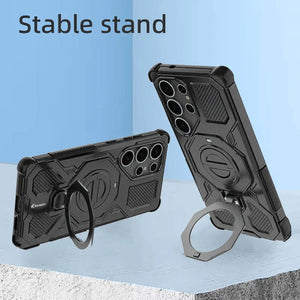 Karwan Vanguard Rugged Kickstand MagSafe Case for Samsung Galaxy S24 Ultra - Karwan