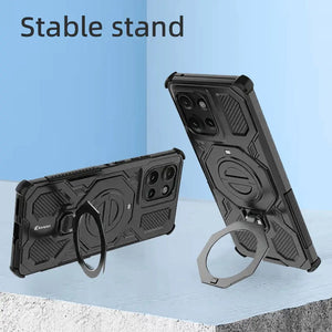 Karwan Vanguard Rugged Kickstand MagSafe Case for Motorola Edge 50 Pro - Karwan