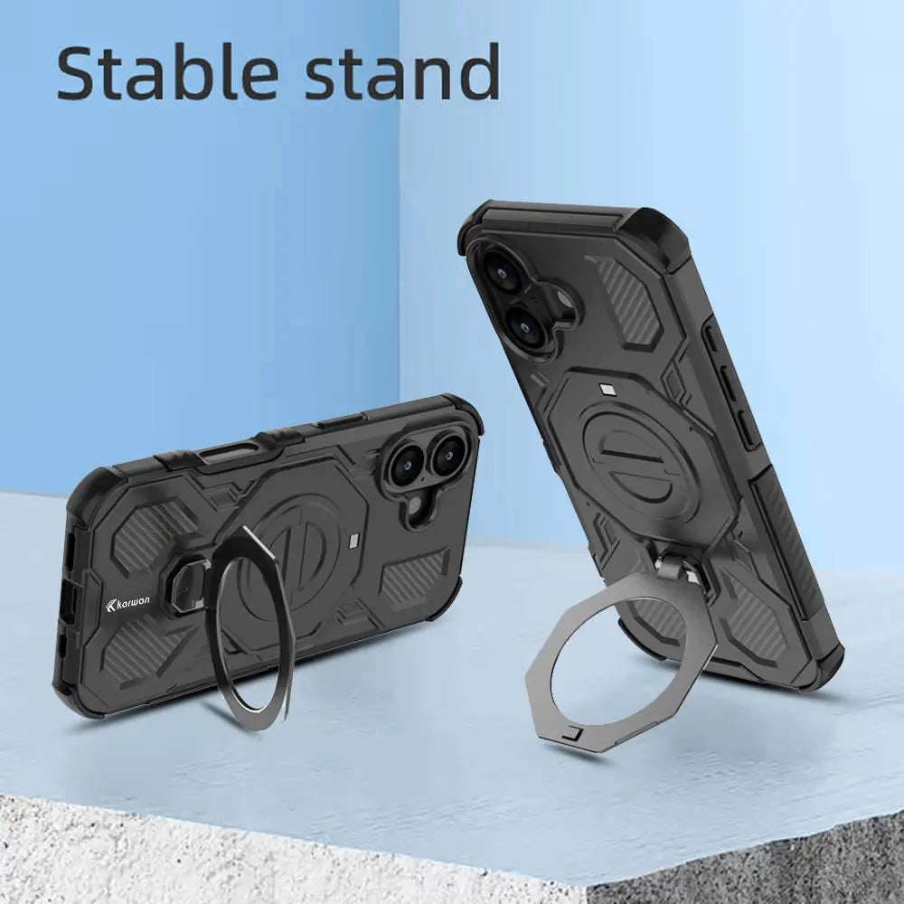 Karwan Vanguard Rugged Kickstand  MagSafe Case for  iPhone 16 - Karwan