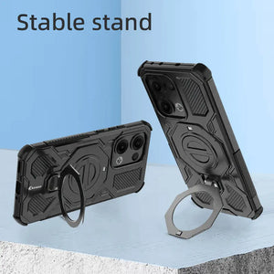 Karwan Vanguard Rugged Kickstand MagSafe Case for Oppo Reno 13 - Karwan