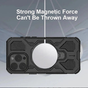 Karwan Vanguard Rugged Kickstand MagSafe Case for iPhone 15 Pro Max - Karwan