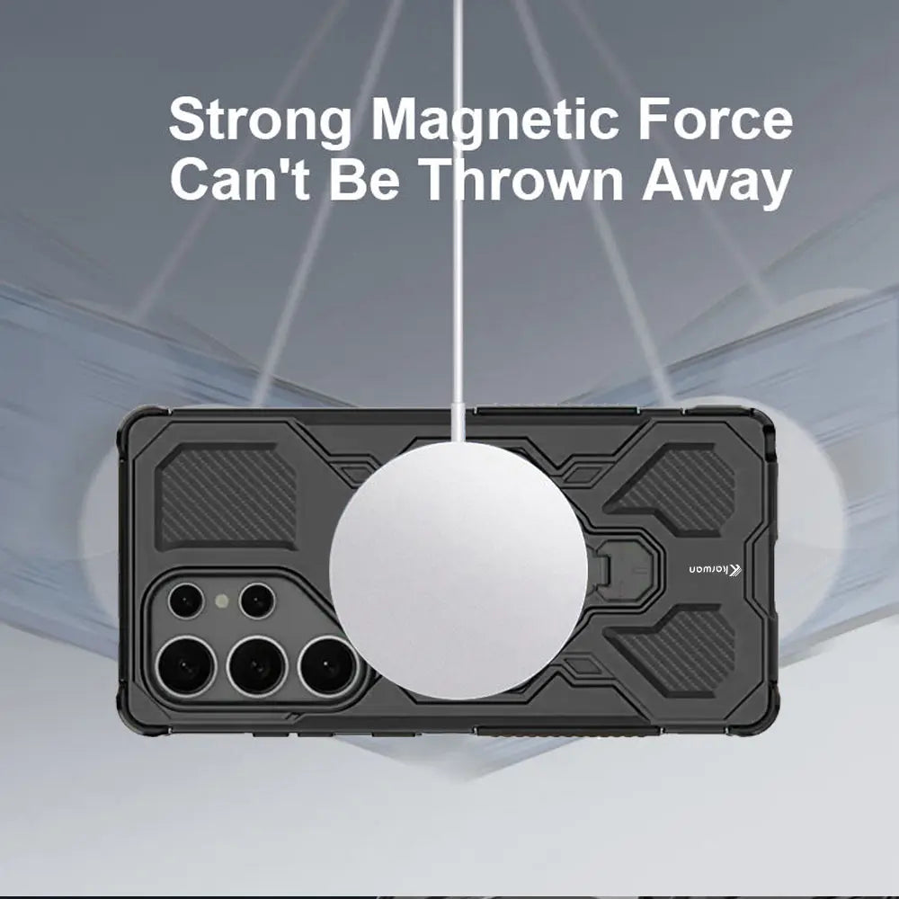 Karwan Vanguard Rugged Kickstand  MagSafe Case for Samsung Galaxy S24 Ultra - Karwan