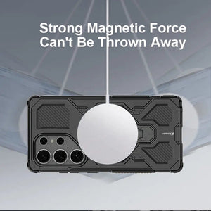 Karwan Vanguard Rugged Kickstand MagSafe Case for Samsung Galaxy S24 Ultra - Karwan