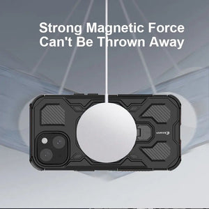 Karwan Vanguard Rugged Kickstand MagSafe Case for iPhone 15 - Karwan
