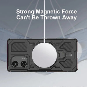 Karwan Vanguard Rugged Kickstand MagSafe Case for Motorola Edge 50 Fusion Karwan