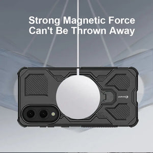 Karwan Vanguard Rugged Kickstand MagSafe Case for Samsung Galaxy S25 Edge - Karwan
