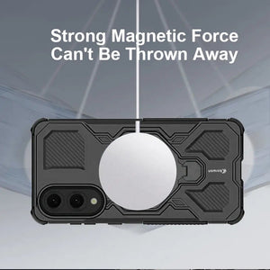 Karwan Vanguard Rugged Kickstand MagSafe Case for Samsung Galaxy S25 Edge - Karwan