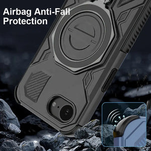 Karwan Vanguard Rugged Kickstand  MagSafe Case for iPhone 16e - Karwan