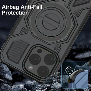 Karwan Vanguard Rugged Kickstand MagSafe Case for iPhone 15 Pro Max - Karwan