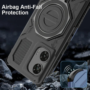 Karwan Vanguard Rugged Kickstand MagSafe Case for Motorola Edge 50 Fusion Karwan