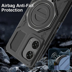 Karwan Vanguard Rugged Kickstand MagSafe Case for Motorola Edge 50 Fusion Karwan