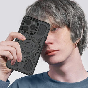 Karwan Vanguard Rugged Kickstand MagSafe Case for iPhone 15 Pro Max - Karwan