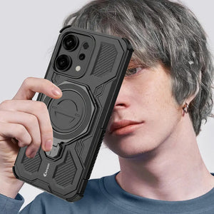 Karwan Vanguard Rugged Kickstand  MagSafe Case for Oppo Reno 14 - Karwan