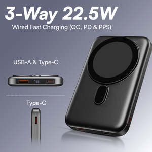 Karwan 10000mAh Wireless MagSafe Power Bank – Slim Fast Charging – India