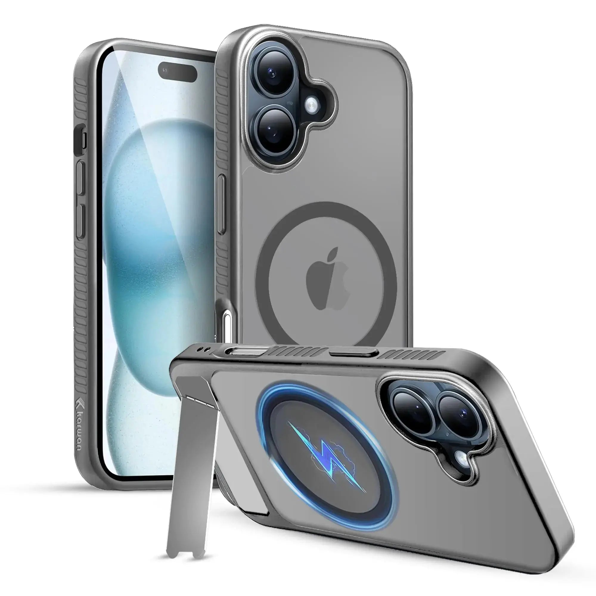 Karwan ShieldX MagSafe Kickstand Case – Ultimate Protection For iPhone 16 - Premium Case Cover by Karwan