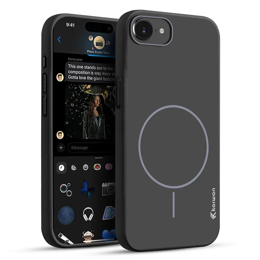 Karwan Magelite Ultra-Slim Magsafe Hard Case for iPhone 16E - Premium Case Cover by Karwan