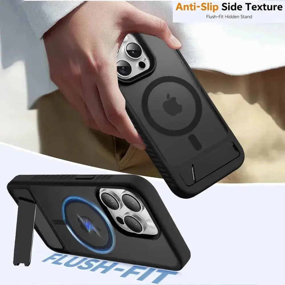 Karwan ShieldX MagSafe Kickstand Case – Ultimate Protection For iPhone 15 Pro - Premium Case Cover by Karwan