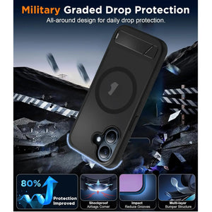 Karwan ShieldX MagSafe Kickstand Case – Ultimate Protection For iPhone 16 - Premium Case Cover by Karwan