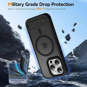 Karwan ShieldX MagSafe Kickstand Case – Ultimate Protection For iPhone 15 Pro - Premium Case Cover by Karwan