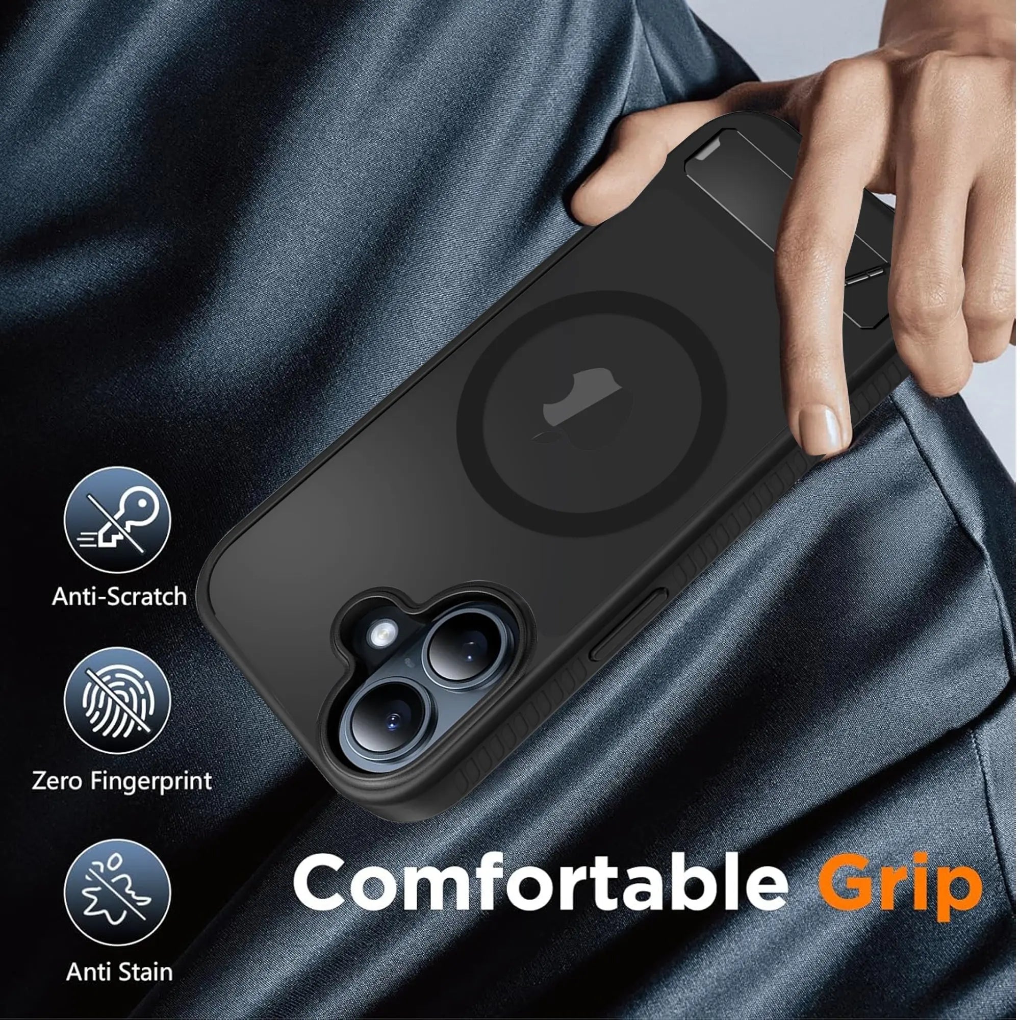 Karwan ShieldX MagSafe Kickstand Case – Ultimate Protection For iPhone 16 - Premium Case Cover by Karwan