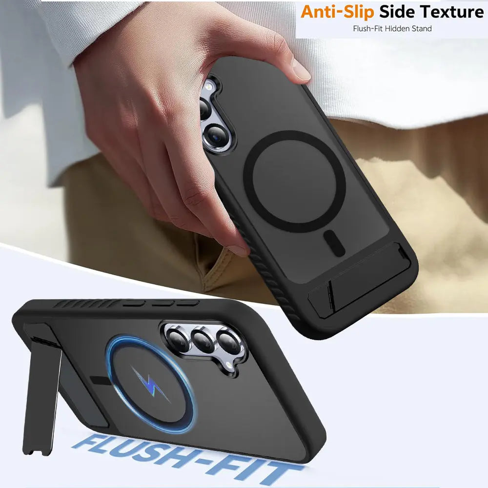 Karwan ShieldX MagSafe Kickstand Case for Samsung Galaxy S25 FE Karwan