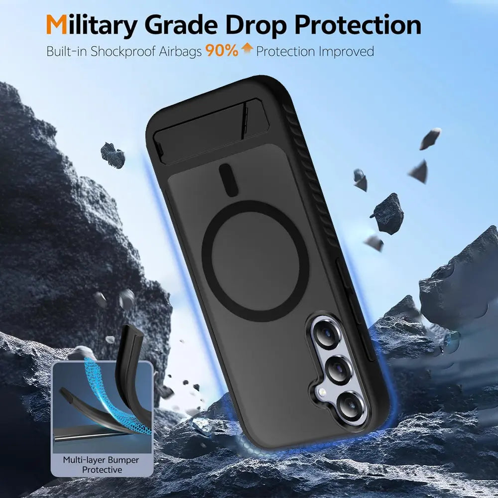 Karwan ShieldX MagSafe Kickstand Case for Samsung Galaxy S25 FE Karwan