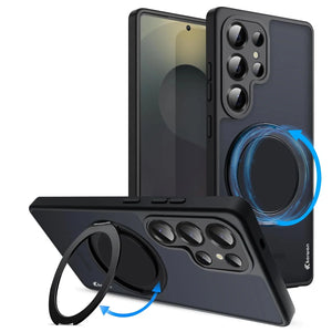 Karwan GhostRing MagSafe Rotating Ring Stand Case For Samsung Galaxy S25 Ultra - Karwan