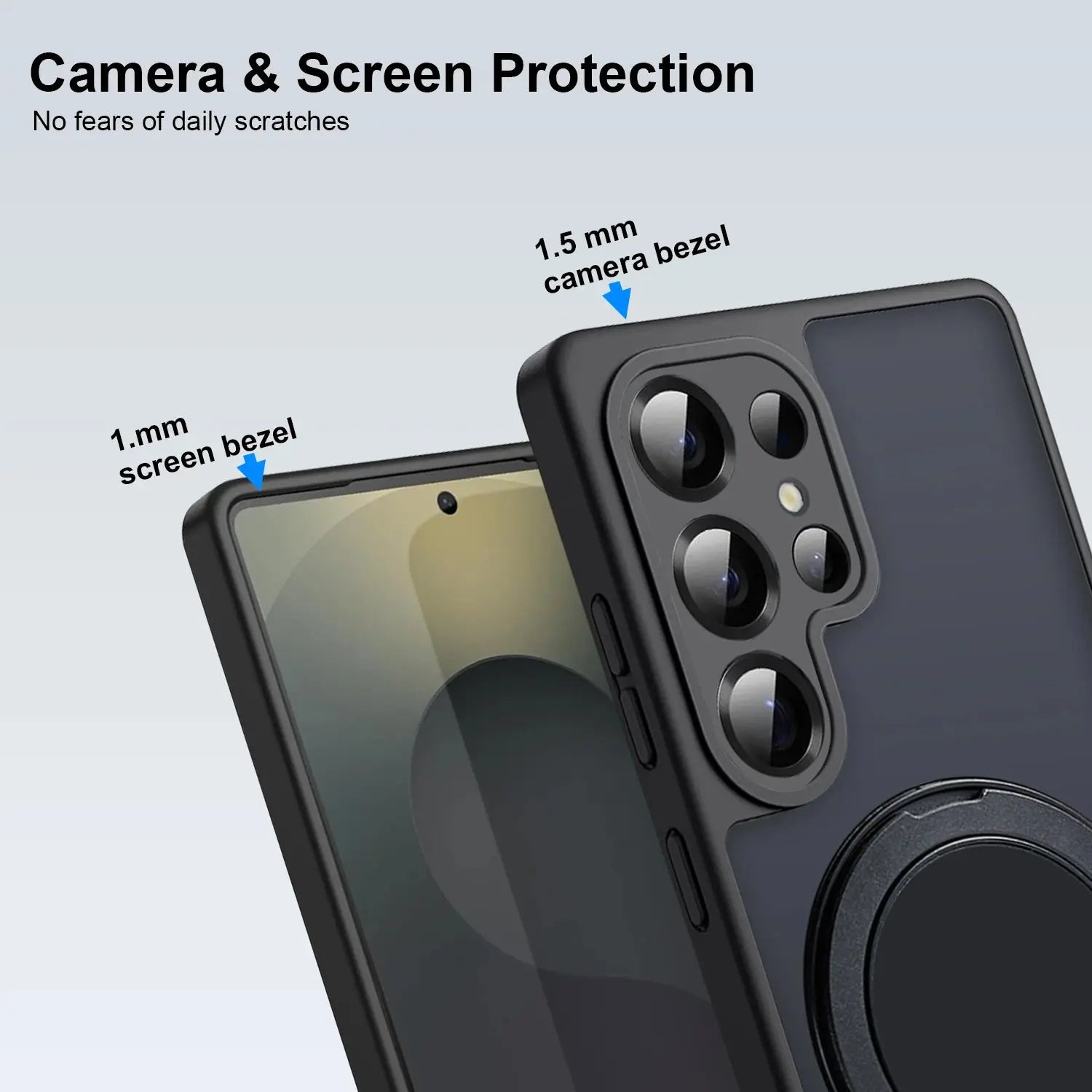 Karwan GhostRing MagSafe Rotating Ring Stand Case For Samsung Galaxy S23 Ultra - Karwan